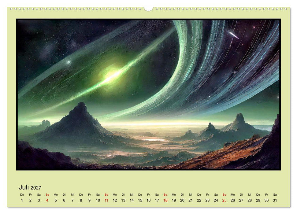 Der Zauber fremder Welten (CALVENDO Premium Wandkalender 2027)