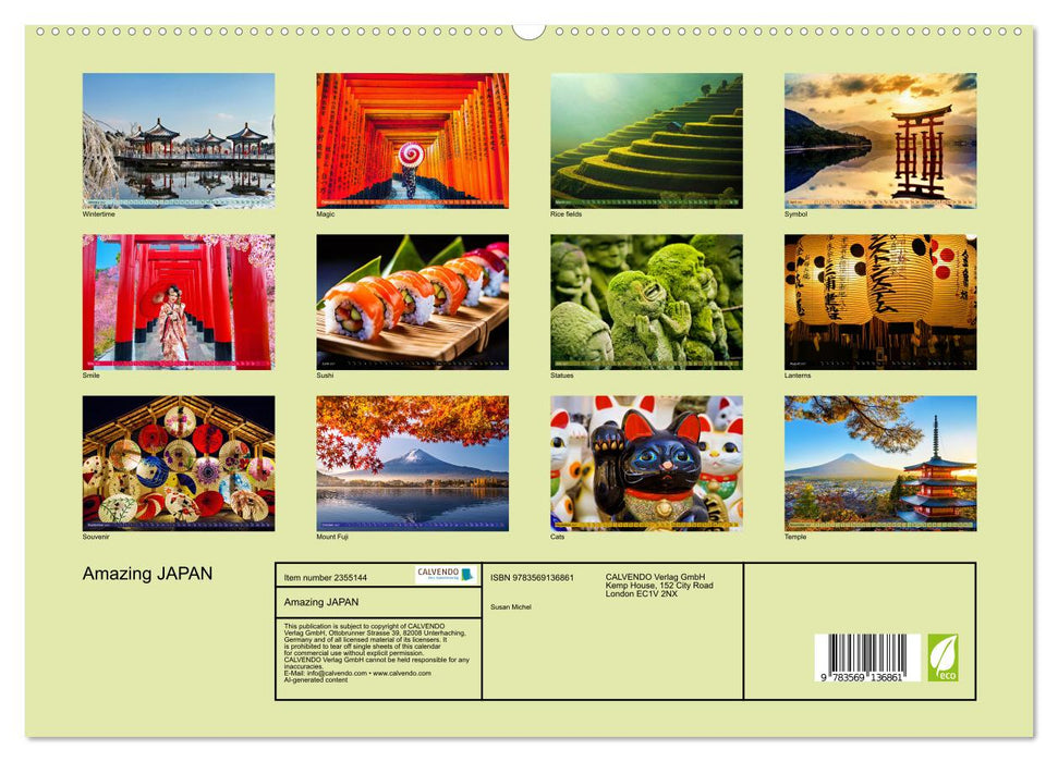 Amazing JAPAN (CALVENDO Premium-Calendar 2027)
