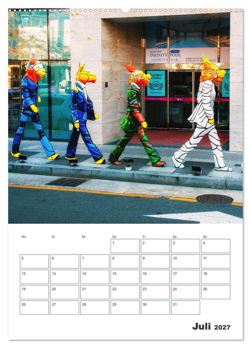 Busan - Reiseplaner (CALVENDO Premium Wandkalender 2027)
