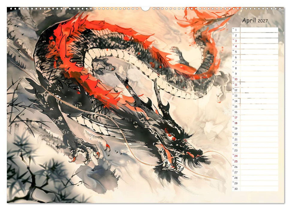 Chinas Harmonie - Terminplaner mit Landschaften und Symbolen (CALVENDO Wandkalender 2027)