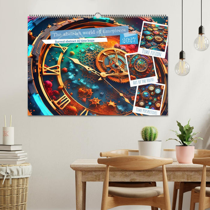 The abstract world of timepiece (CALVENDO Monthly Calendar 2027)