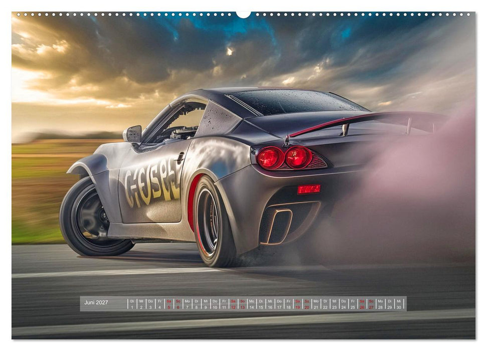 Fantasievolle Rennautos - Im Rausch der Geschwindigkeit (CALVENDO Wandkalender 2027)