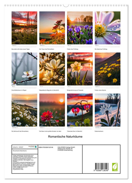 Romantische Naturträume (CALVENDO Premium Wandkalender 2027)