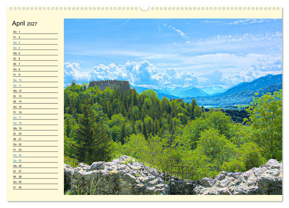 Bayern - Idylle zwischen Allgäu und Bayerischen Alpen (CALVENDO Wandkalender 2027)