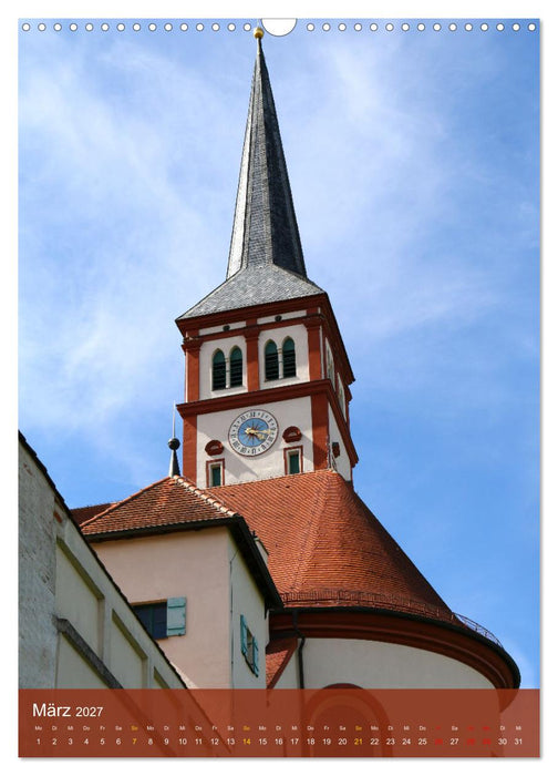 Historische Altstadt Mindelheim (CALVENDO Wandkalender 2027)