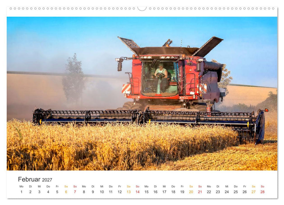 Mähdrescher - tolle Momente (CALVENDO Wandkalender 2027)