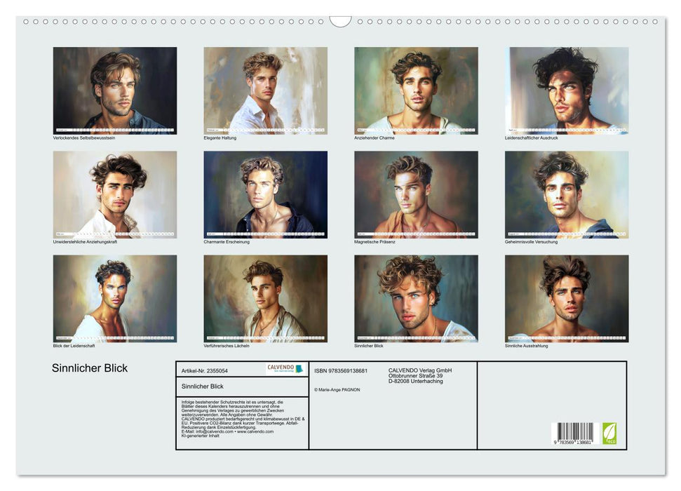 Sinnlicher Blick (CALVENDO Wandkalender 2027)