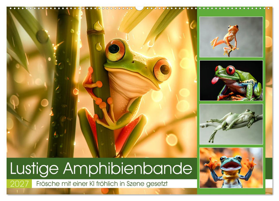 Lustige Amphibienbande (CALVENDO Wandkalender 2027)