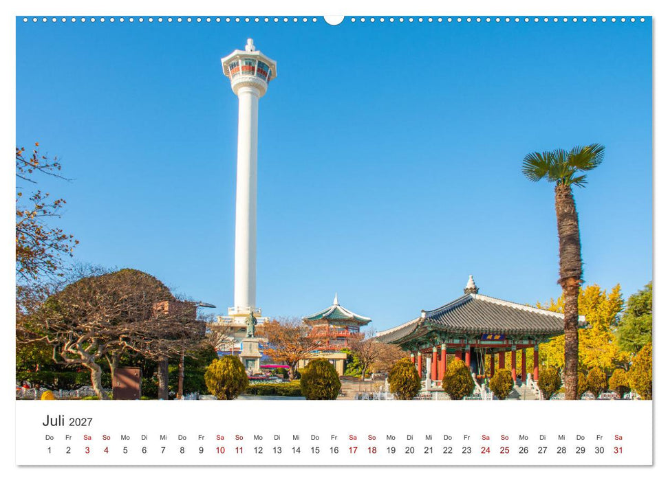 Busan - Hafenstadt in Südkorea (CALVENDO Premium Wandkalender 2027)