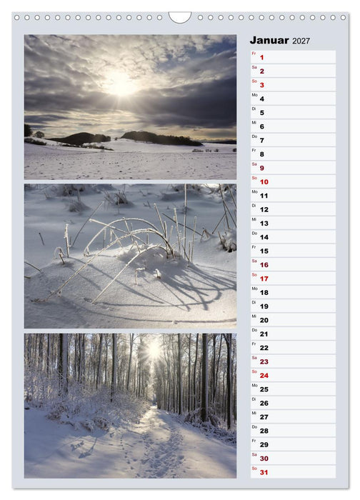 Harmonie der Farben in Landschaft und Natur (CALVENDO Wandkalender 2027)