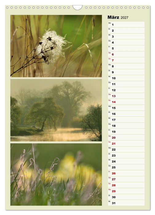 Harmonie der Farben in Landschaft und Natur (CALVENDO Wandkalender 2027)