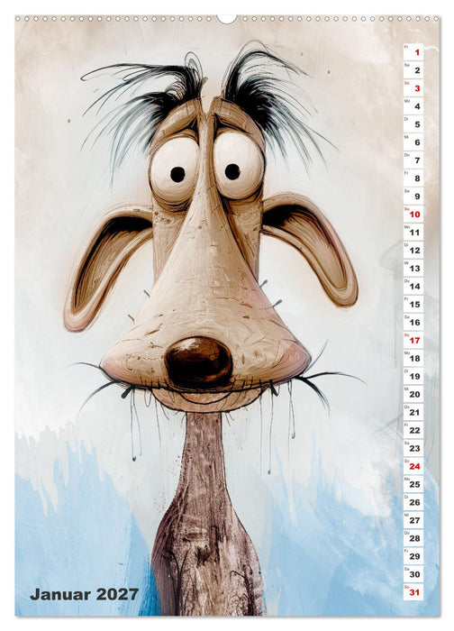Hund mit Pfiff (CALVENDO Wandkalender 2027)
