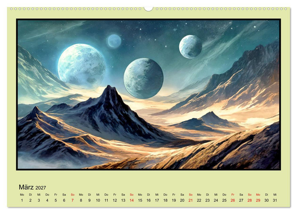 Der Zauber fremder Welten (CALVENDO Wandkalender 2027)