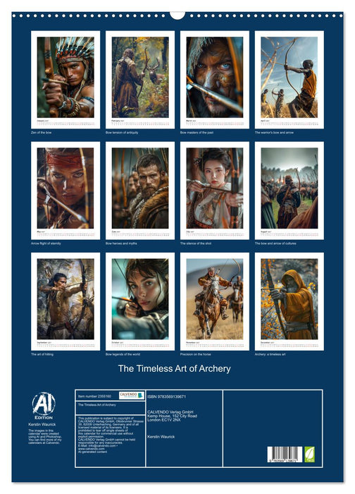 The Timeless Art of Archery (CALVENDO Monthly Calendar 2027)