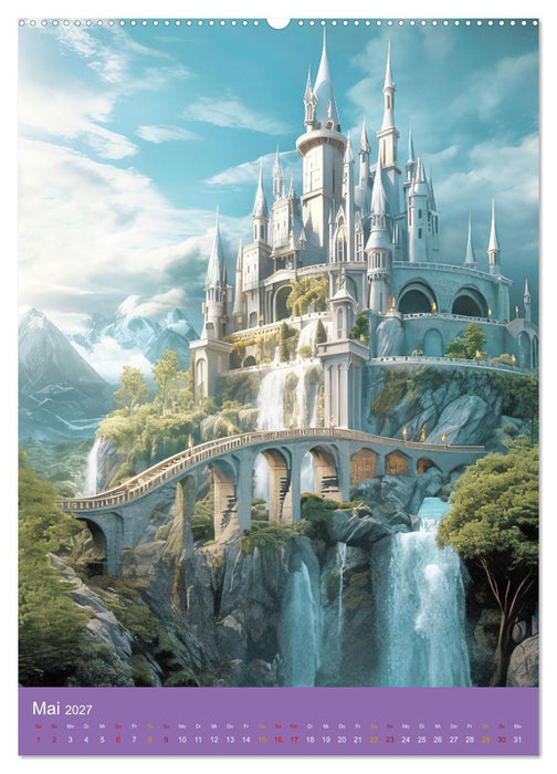 Märchenschlösser - Bezaubernde Schlossburgen (CALVENDO Wandkalender 2027)
