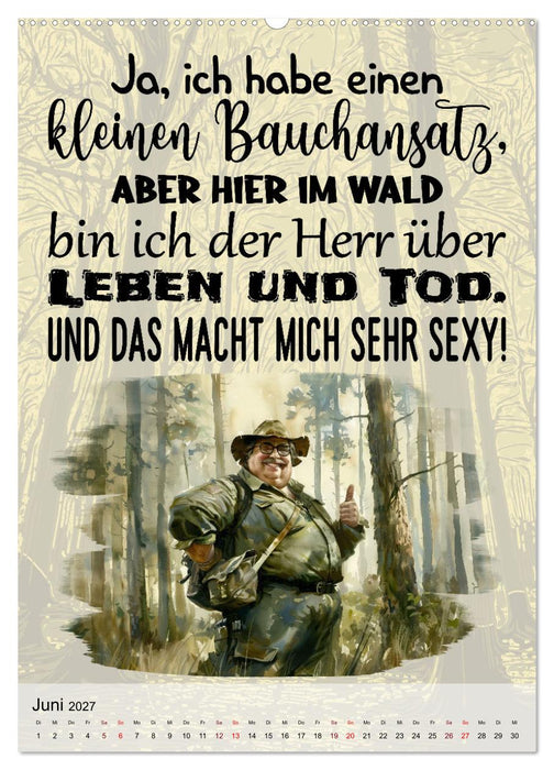 Jägersprüche (CALVENDO Premium Wandkalender 2027)