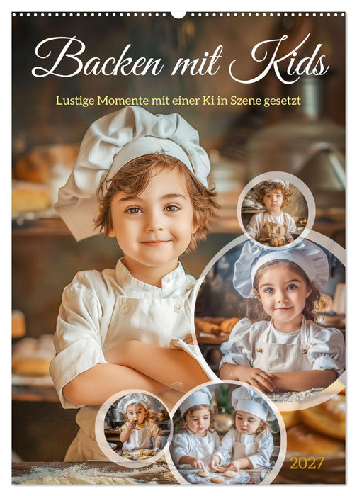Backen mit Kids (CALVENDO Wandkalender 2027)