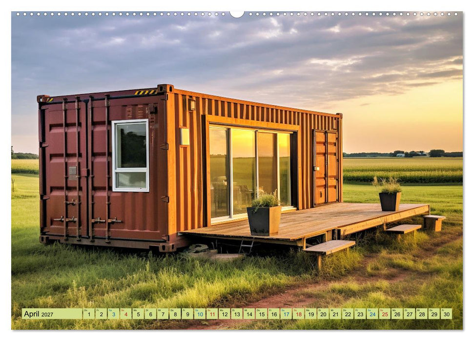 Tiny Houses - wohnen auf kleinstem Raum (CALVENDO Wandkalender 2027)