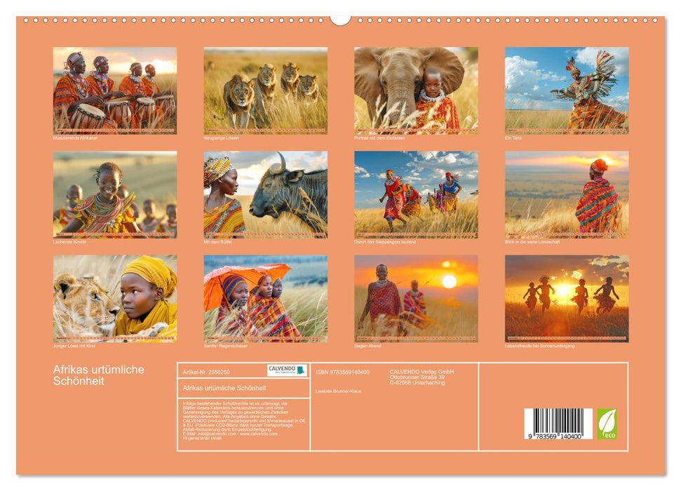 Afrikas urtümliche Schönheit (CALVENDO Premium Wandkalender 2027)