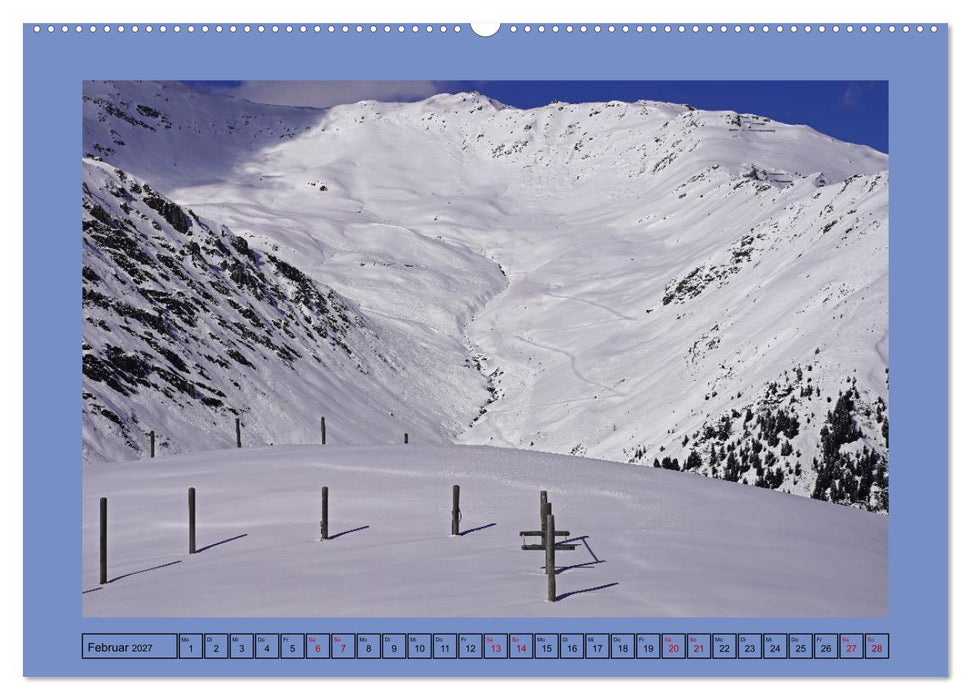 Winterwanderung in den Tuxer Alpen (CALVENDO Premium Wandkalender 2027)