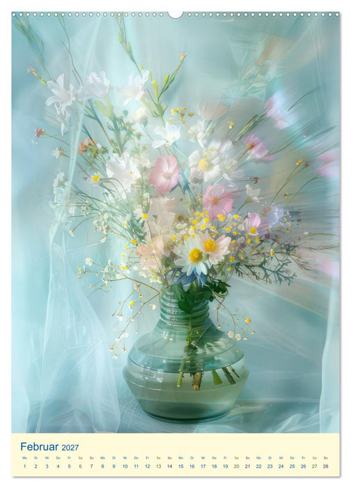 Blumen in zauberhaftem Licht (CALVENDO Wandkalender 2027)