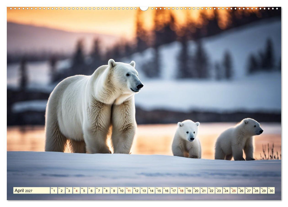Eisbären im Fokus (CALVENDO Wandkalender 2027)