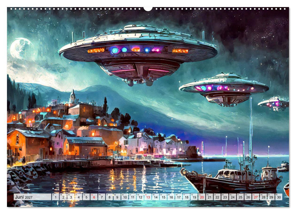 Besuch von einem anderen Stern (CALVENDO Wandkalender 2027)