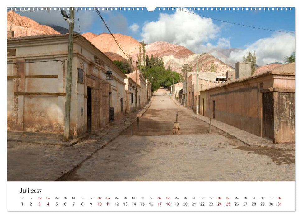 Die Farben der Anden - Argentinien und Chile (CALVENDO Premium Wandkalender 2027)