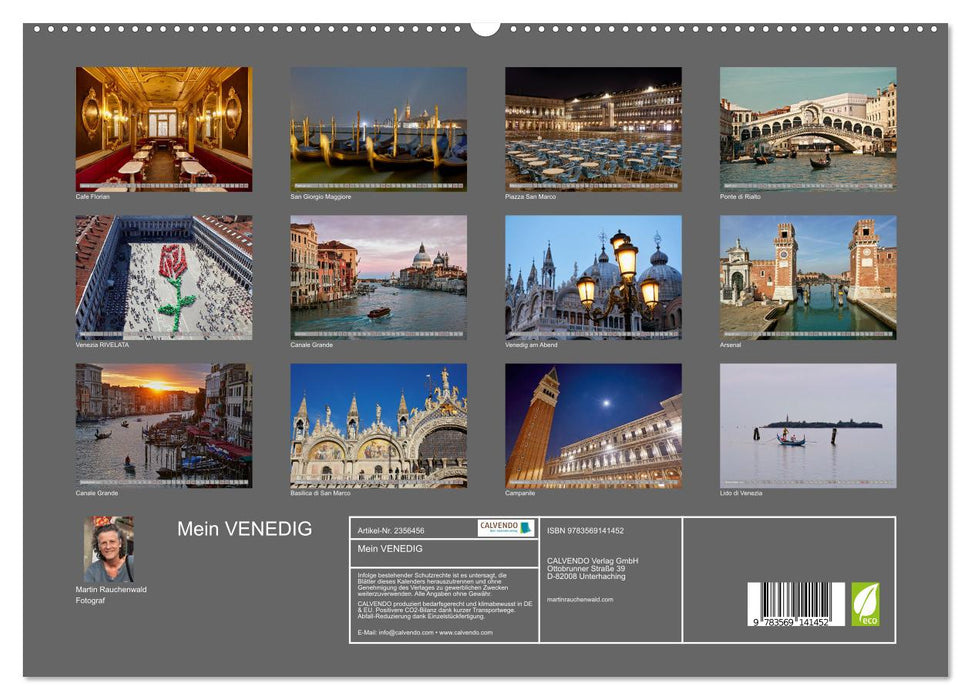 Mein VENEDIG (CALVENDO Premium Wandkalender 2027)