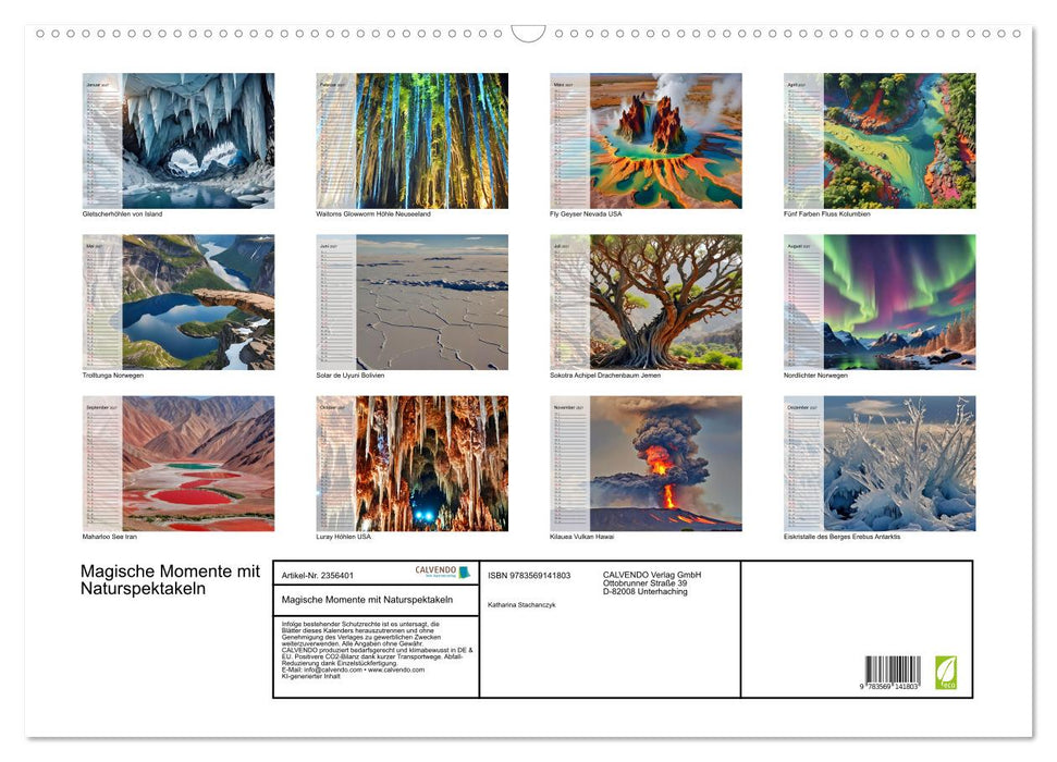 Magische Momente mit Naturspektakeln (CALVENDO Wandkalender 2027)