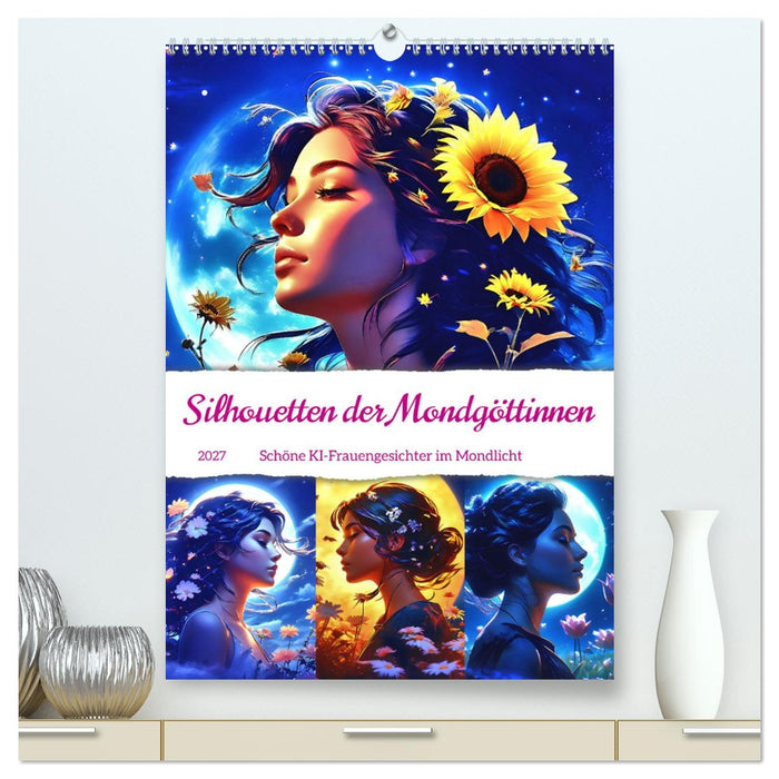 Silhouetten der Mondgöttinnen (CALVENDO Premium Wandkalender 2027)