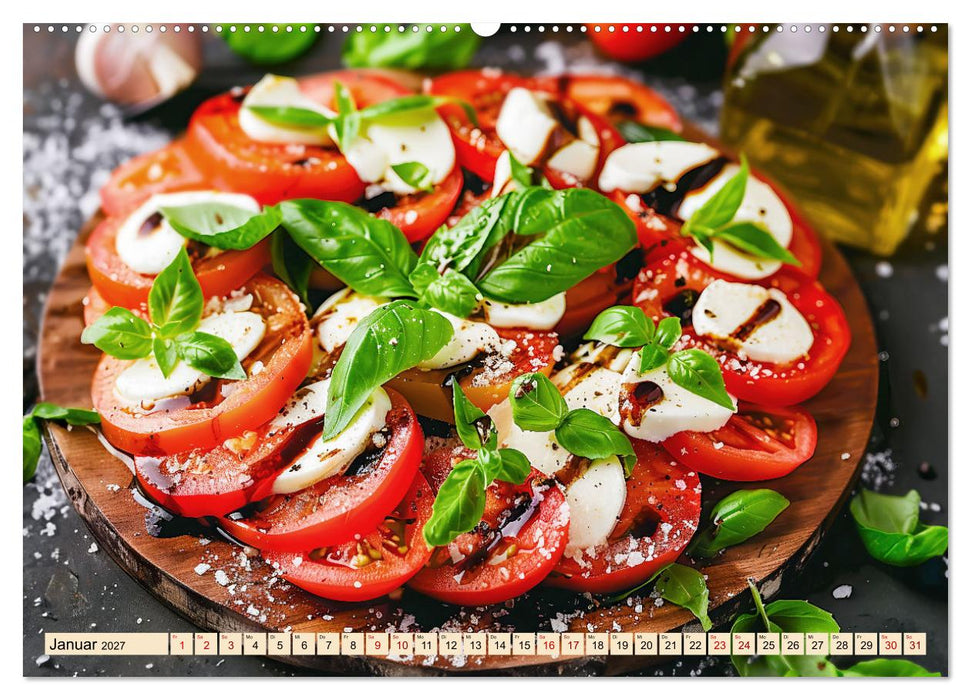 Alles Tomate oder was?! - Herzhafte Speisen rund um die Tomate (CALVENDO Premium Wandkalender 2027)