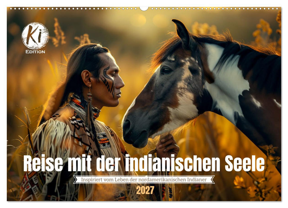 Reise mit der indianischen Seele (CALVENDO Wandkalender 2027)