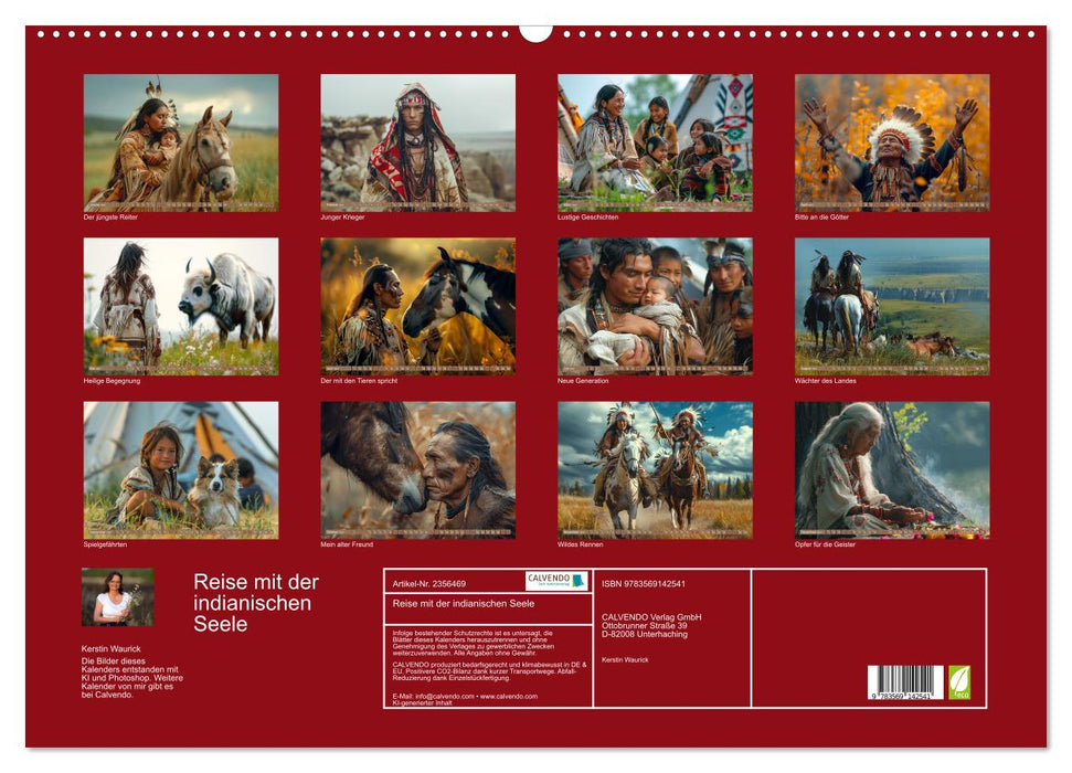 Reise mit der indianischen Seele (CALVENDO Wandkalender 2027)