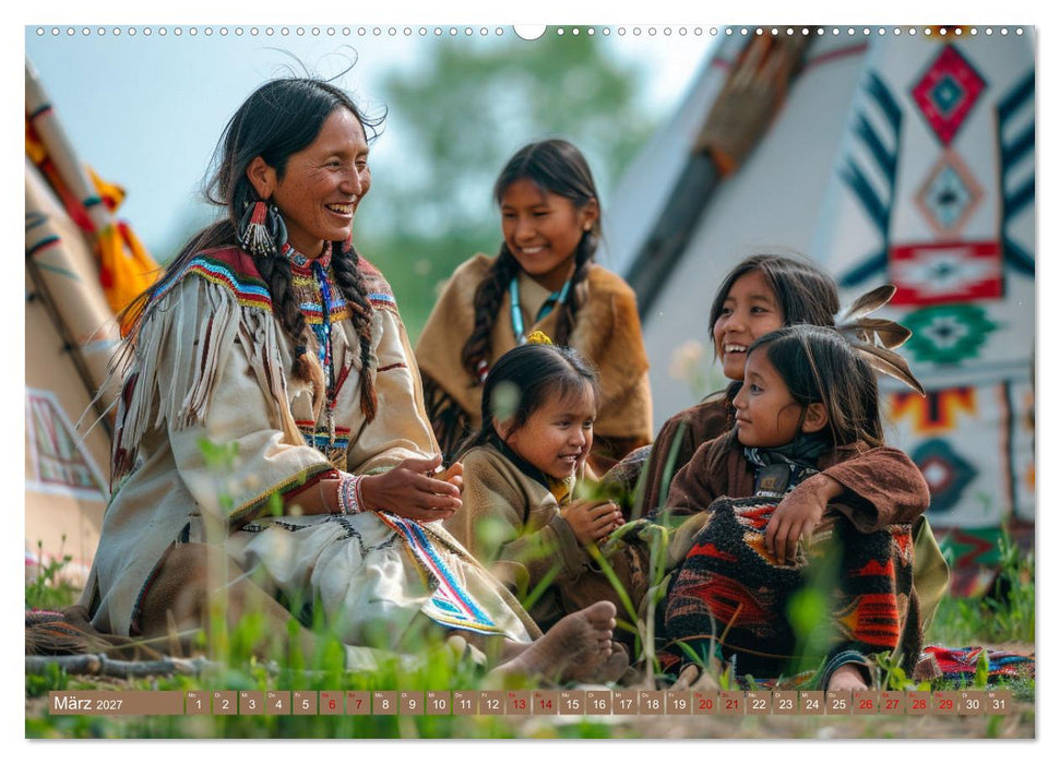 Reise mit der indianischen Seele (CALVENDO Wandkalender 2027)