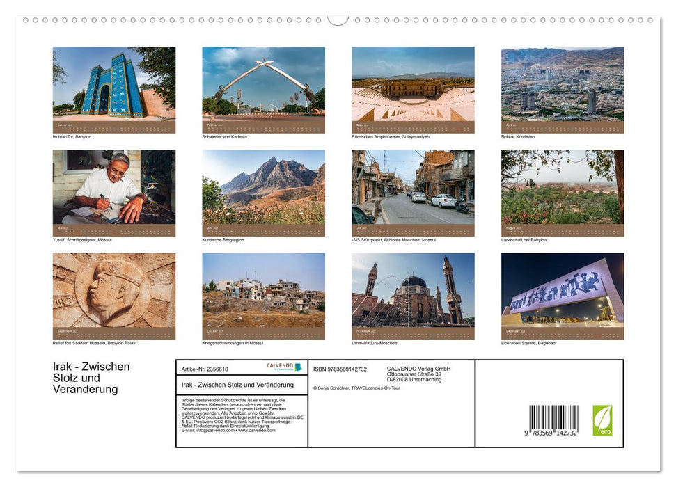 Irak - Zwischen Stolz und Veränderung (CALVENDO Premium Wandkalender 2027)