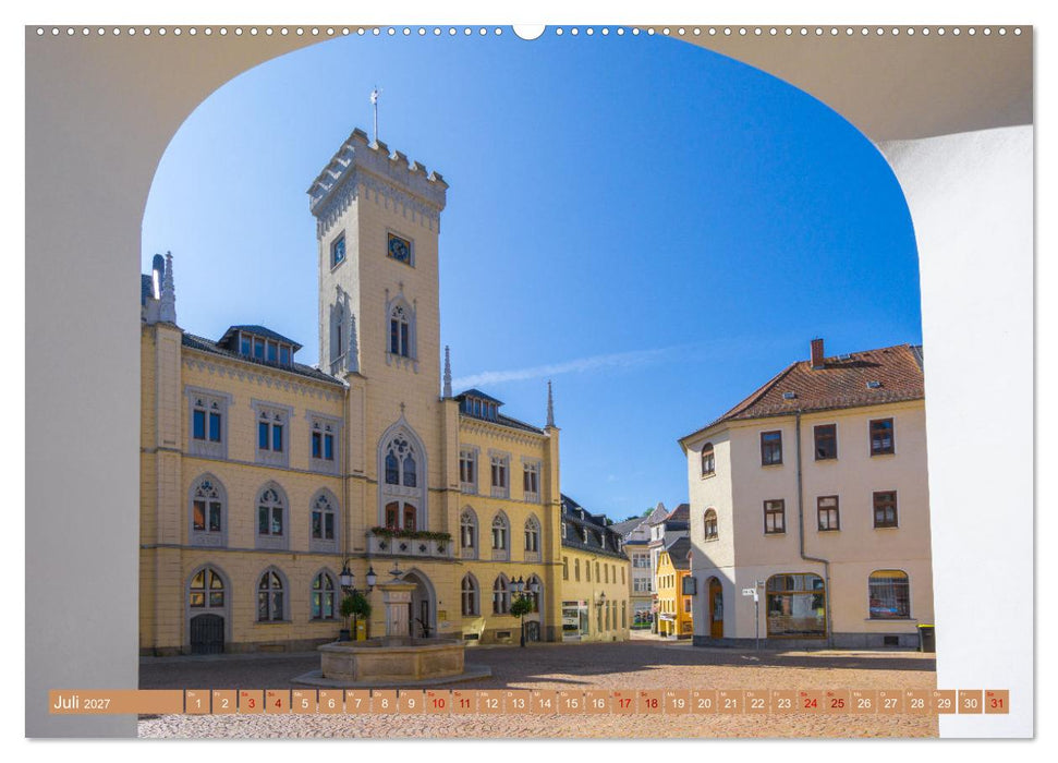 Greiz - Perle an der weißen Elster in Thüringen (CALVENDO Premium Wandkalender 2027)