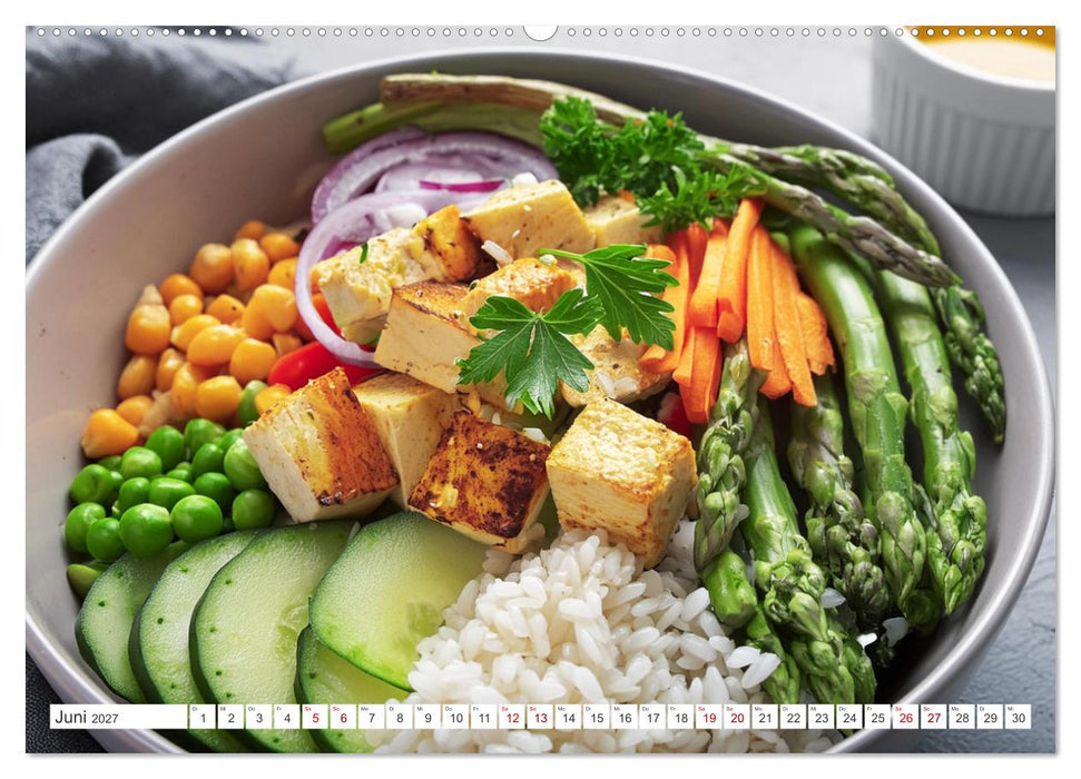 Vegane Bowls - Eine Schüssel voller Geschmack (CALVENDO Wandkalender 2027)