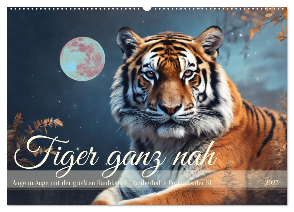Tiger ganz nah (CALVENDO Wandkalender 2027)