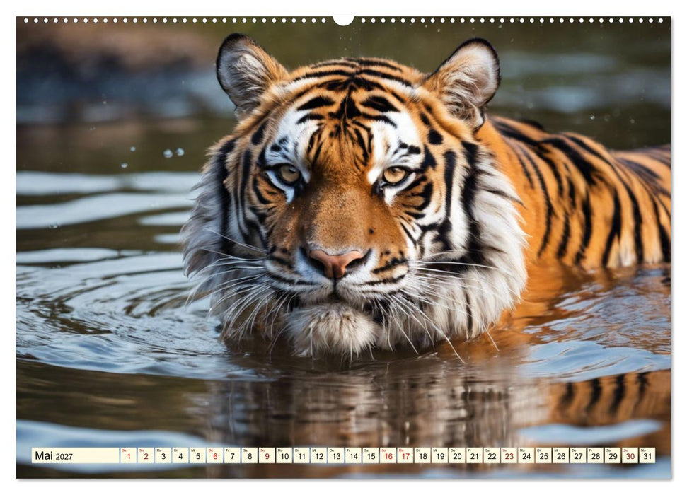 Tiger ganz nah (CALVENDO Wandkalender 2027)