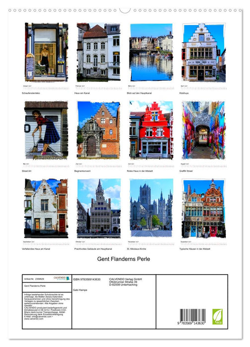 Gent Flanderns Perle (CALVENDO Premium Wandkalender 2027)