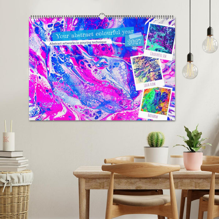 Your abstract colourful year (CALVENDO Monthly Calendar 2027)