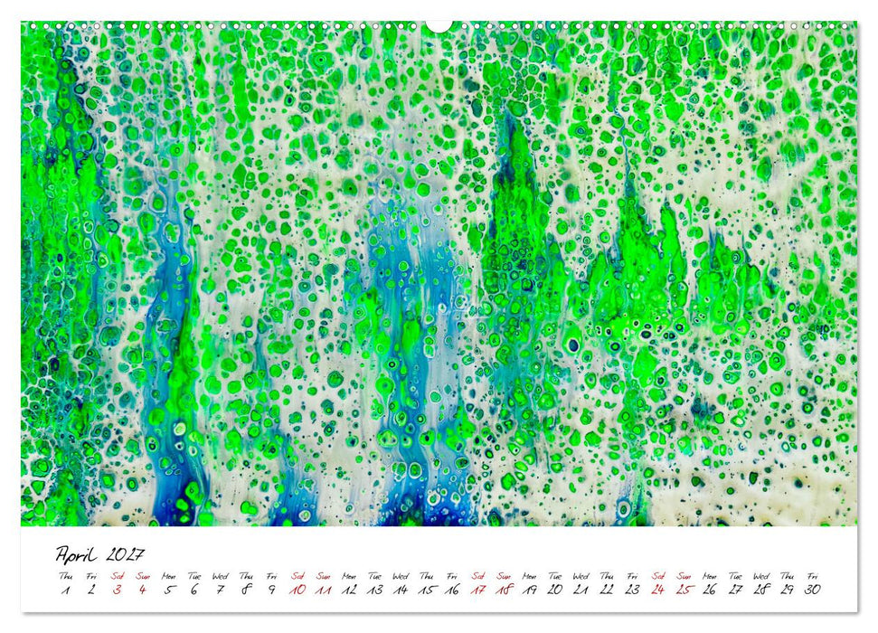 Your abstract colourful year (CALVENDO Monthly Calendar 2027)