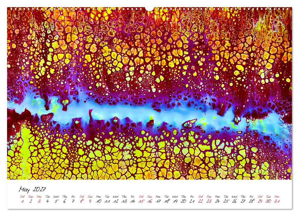 Your abstract colourful year (CALVENDO Monthly Calendar 2027)