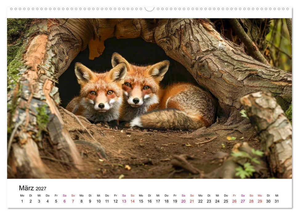 Fuchs - schöne Momente (CALVENDO Wandkalender 2027)
