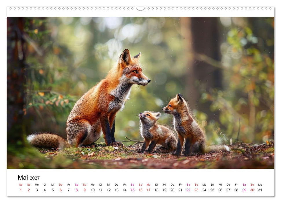 Fuchs - schöne Momente (CALVENDO Wandkalender 2027)