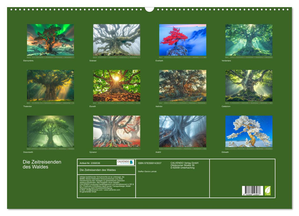 Die Zeitreisenden des Waldes (CALVENDO Wandkalender 2027)