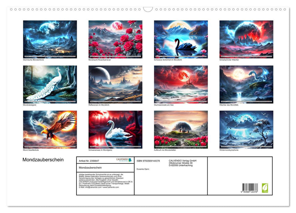 Mondzauberschein (CALVENDO Wandkalender 2027)