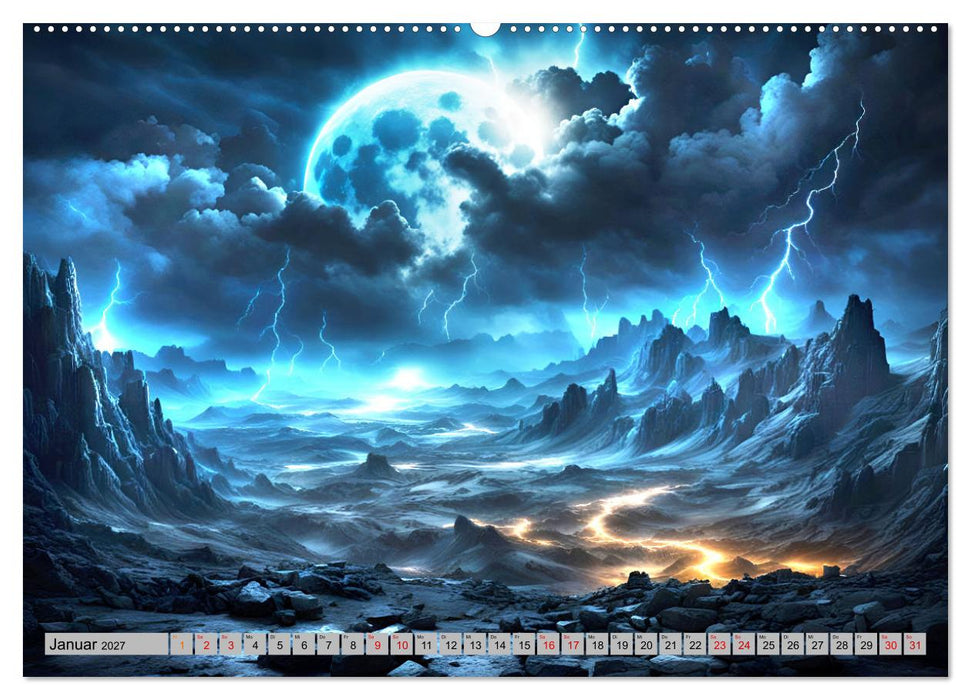 Mondzauberschein (CALVENDO Wandkalender 2027)