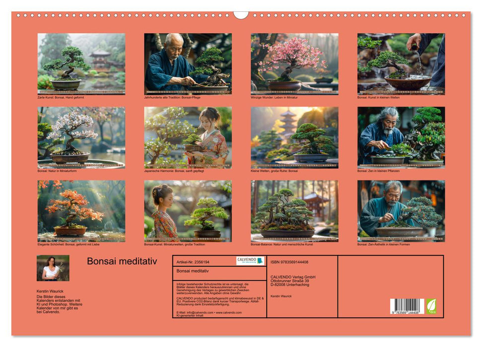 Bonsai meditativ (CALVENDO Wandkalender 2027)